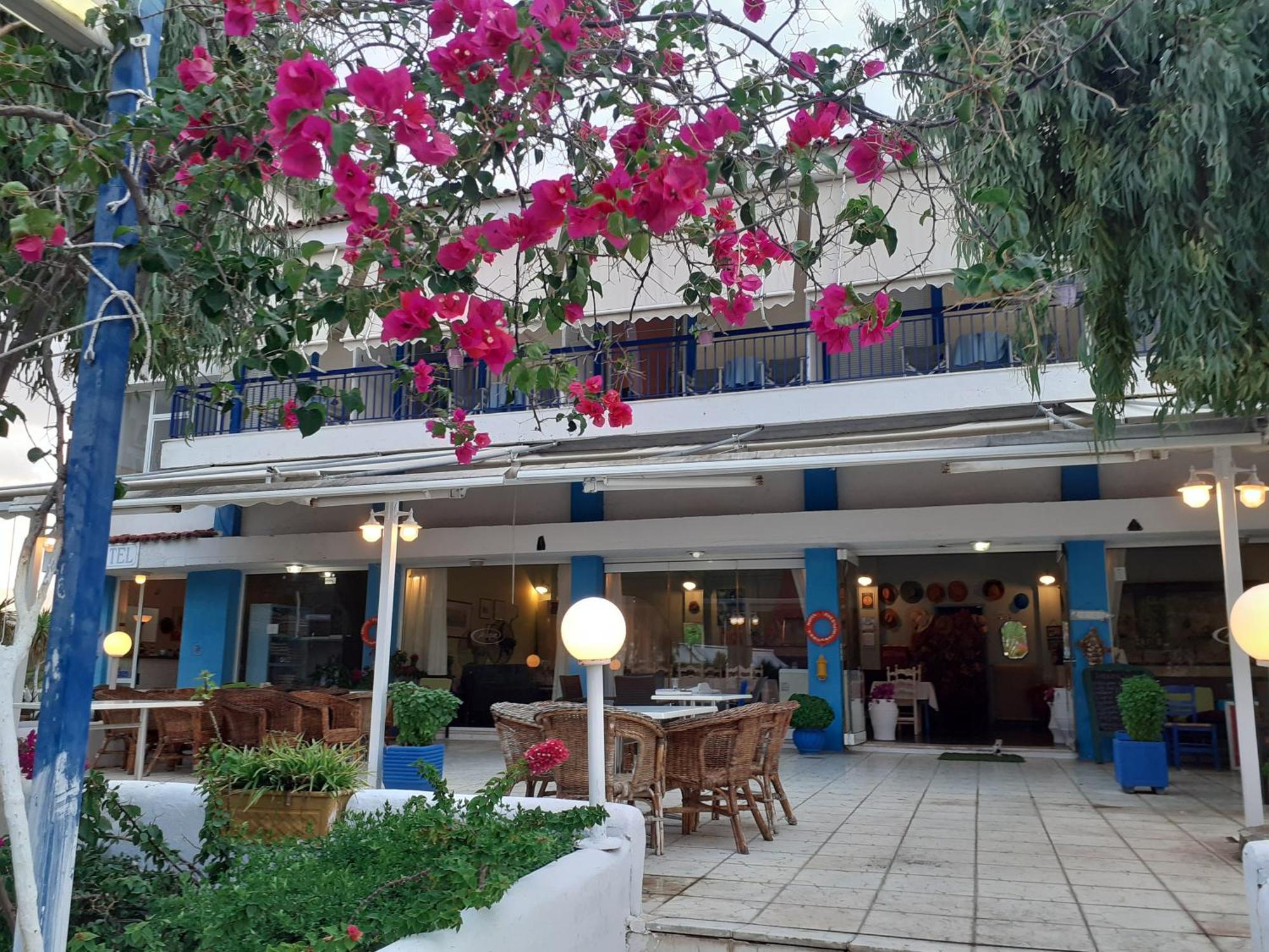 Hotel Avra Nea Epidhavros Bagian luar foto